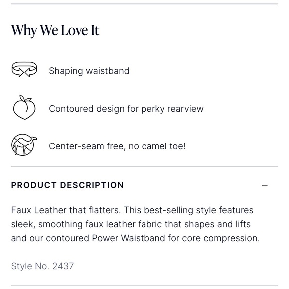 Spanx viral leggings - faux leather - Picture 5 of 5